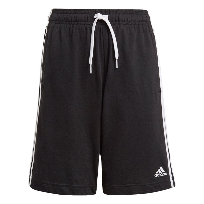 adidas Essentials 3 Stripe Shorts - Boys - Black/White