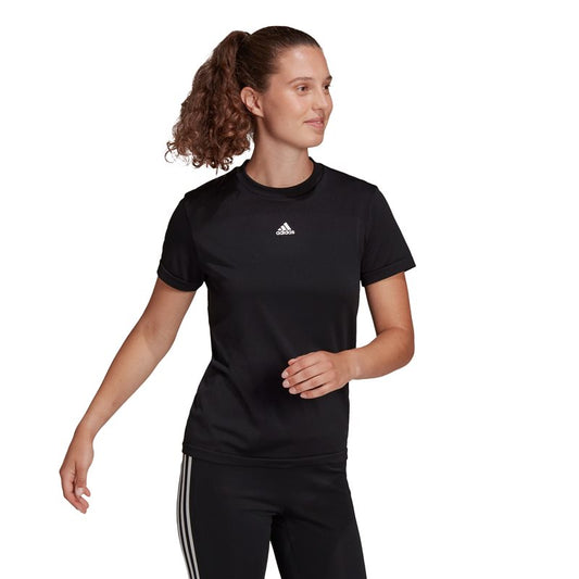 adidas Seamless Sport Training Tee -Womens - Black/White
