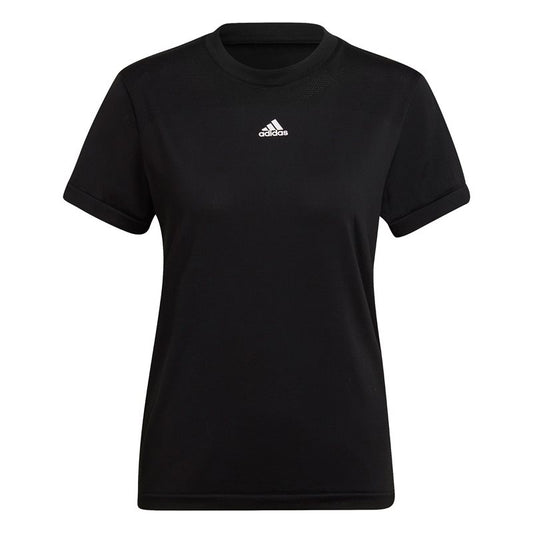 adidas Seamless Sport Training Tee -Womens - Black/White