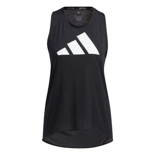 adidas 3 Bar Logo Training Tank Top - Womens - Black/White