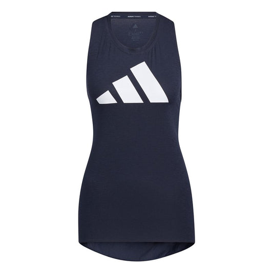 adidas 3 Bar Logo Training Tank Top - Womens - Legend Ink