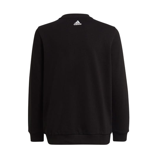 adidas Logo Sweat Top - Boys - Black/White