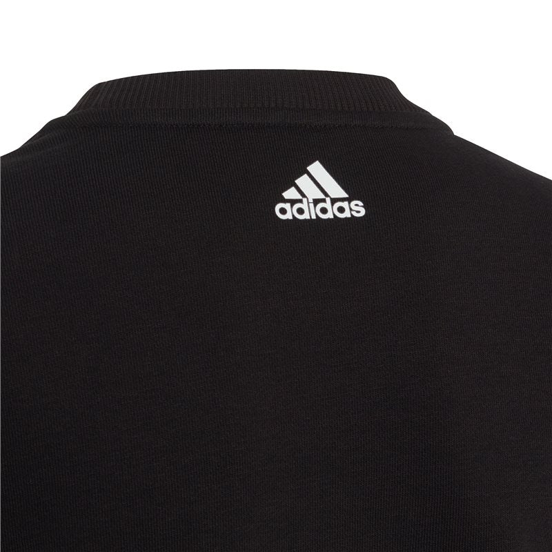 adidas Logo Sweat Top - Boys - Black/White