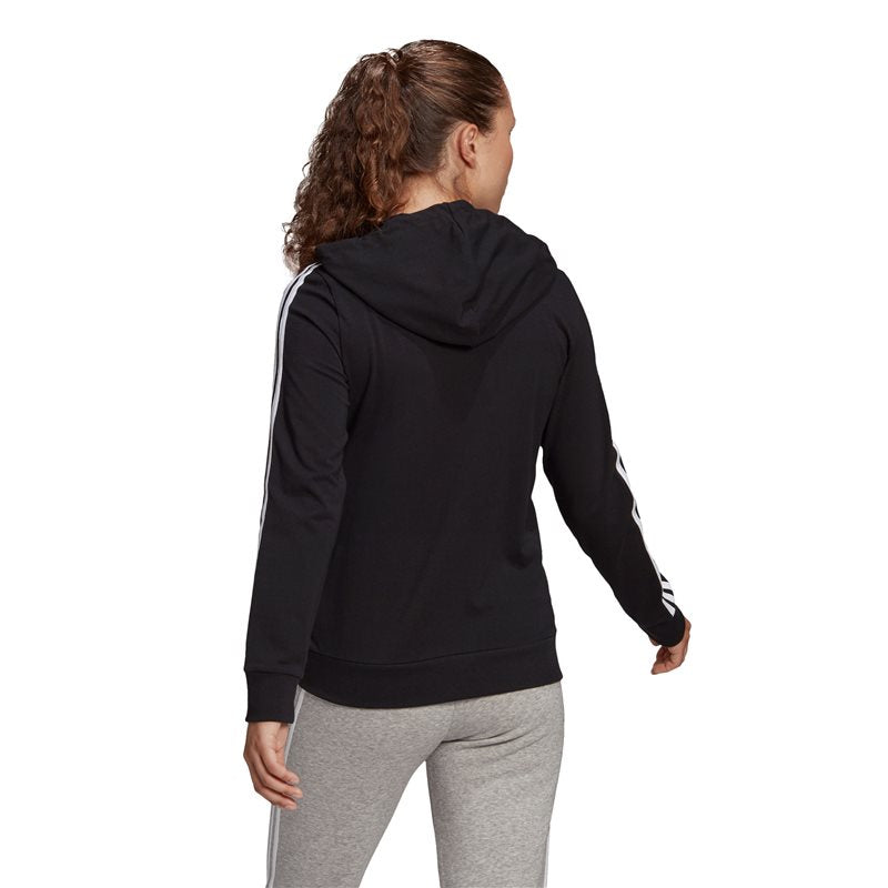 adidas Essentials Full Zip Hoodie - Womens - Black/White
