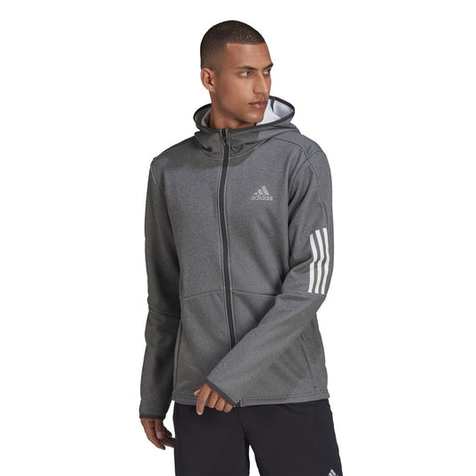 adidas Training Full Zip Hoodie - Mens - DHG Solid Grey