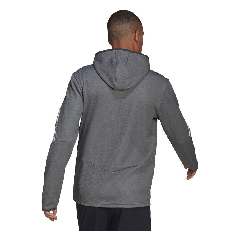 adidas Training Full Zip Hoodie - Mens - DHG Solid Grey