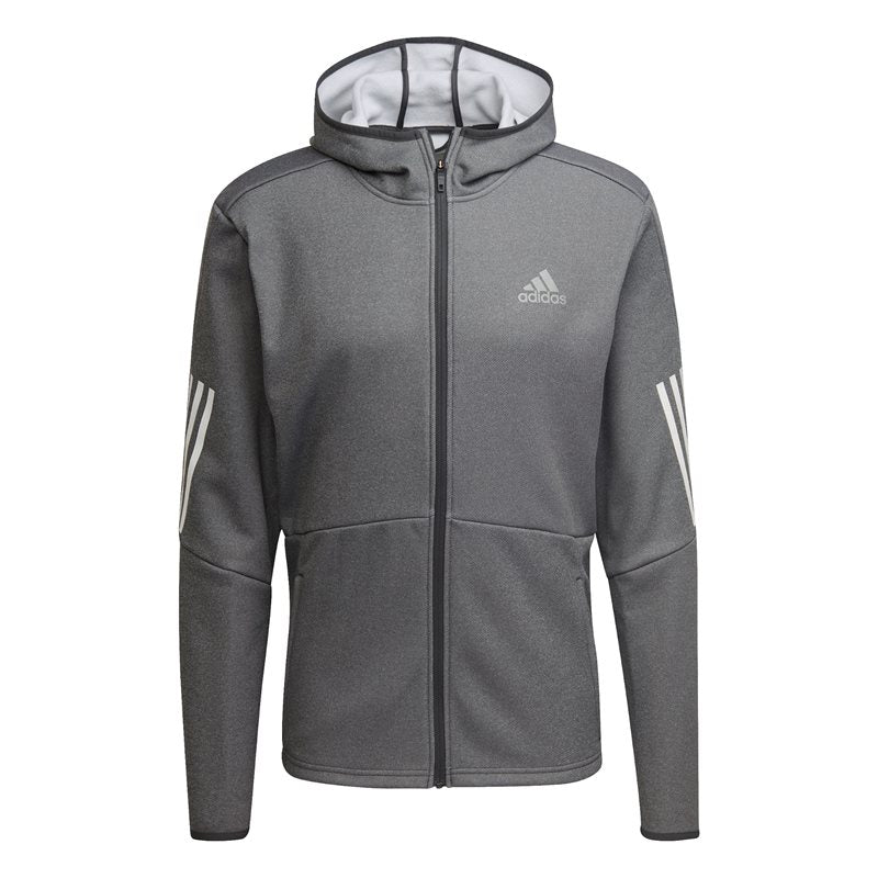 adidas Training Full Zip Hoodie - Mens - DHG Solid Grey