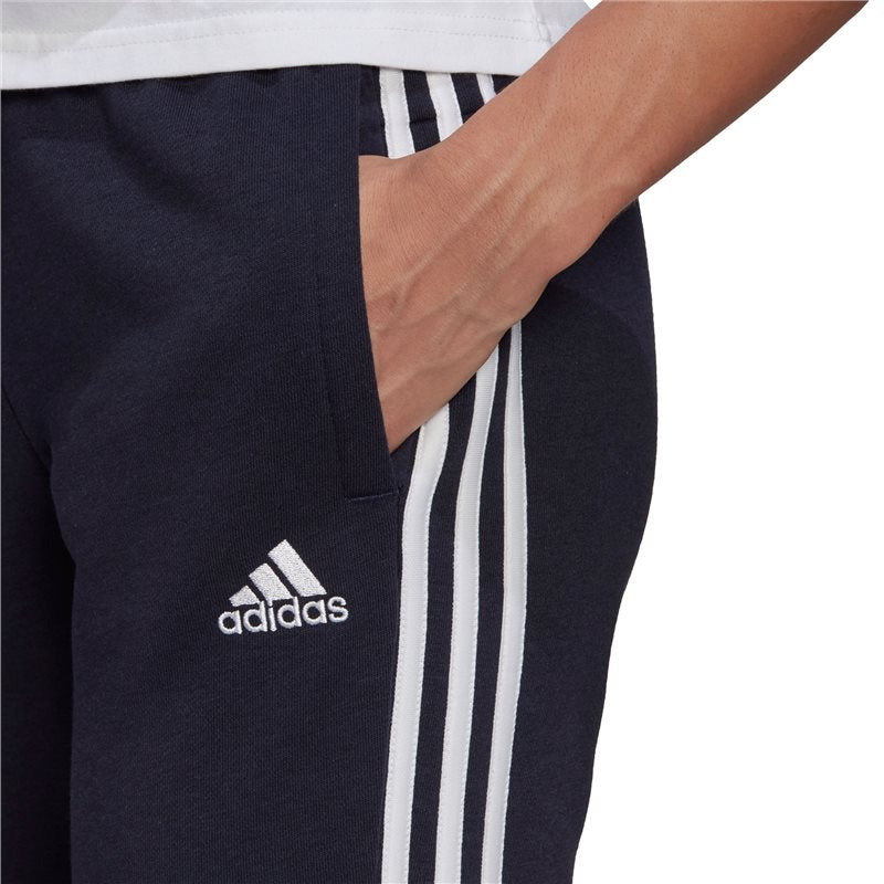 adidas Essentials Slim Tapered Cuffed Pants - Womens - Legend Ink/White