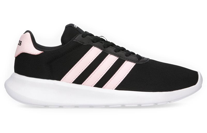 adidas Lite Racer 3.0 Trainers - Womens - Black/Clear Pink/Grey