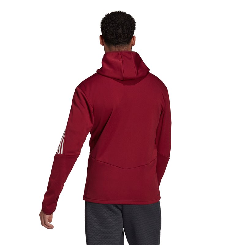 adidas Training Full Zip Hoodie - Mens - Shadow Red