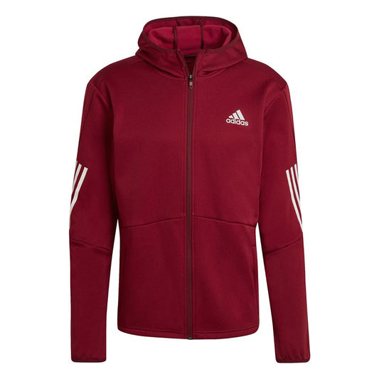 adidas Training Full Zip Hoodie - Mens - Shadow Red