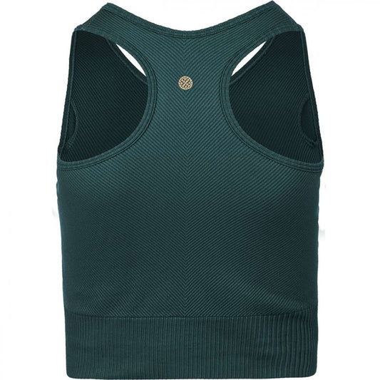 Athlecia Flow Ribbed Seamless Sports Bra - Womens - Marble Green