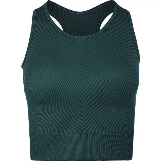 Athlecia Flow Ribbed Seamless Sports Bra - Womens - Marble Green