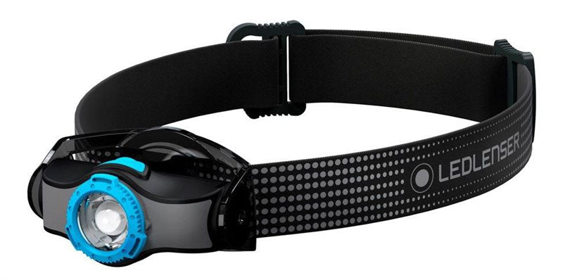 LED Lenser MH3 Head Torch - Black/Blue