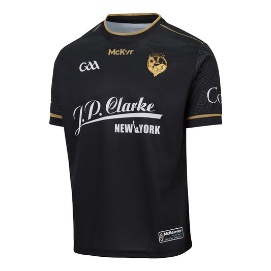 Mc Keever Leitrim GAA Official Training Jersey - Adult - Black/Gold/White