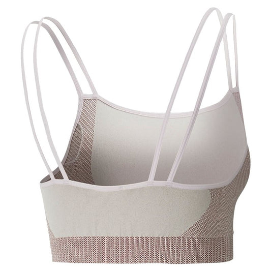 Puma Low Impact FormKnit Sports Bra - Womens - Lavender Fog/Grape Wine