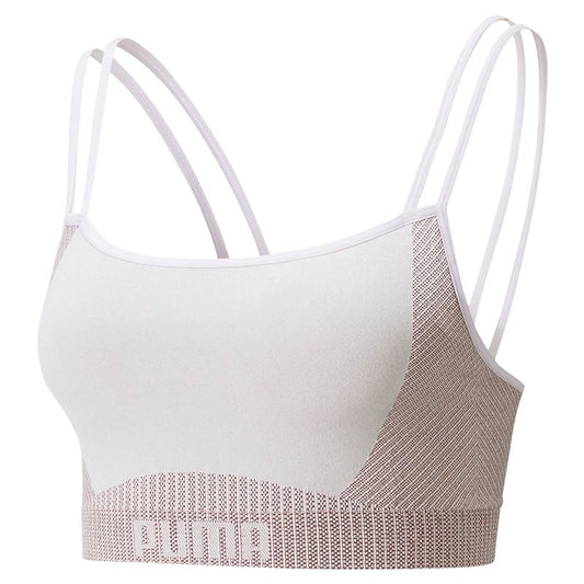 Puma Low Impact FormKnit Sports Bra - Womens - Lavender Fog/Grape Wine