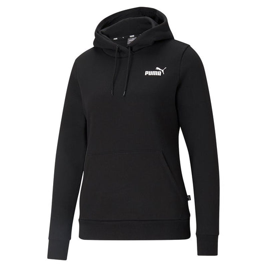 Puma Essentials Small Logo Fleece Hoodie - Womens - Black