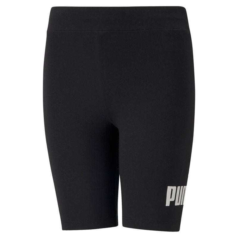 Puma Essentials Logo Short Leggings - Girls - Black