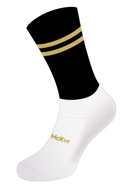 Mc Keever Leitrim GAA Official Training Socks - Kids - Black/Gold