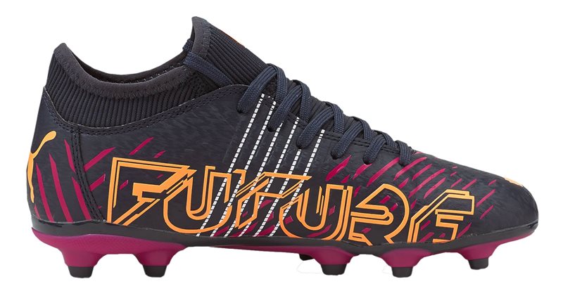 Puma Future Z 4.2 FG/AG Football Boots - Youth - Parisian Night/Neon Citrus/Festival Fuchsia