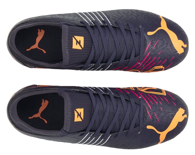 Puma Future Z 4.2 FG/AG Football Boots - Youth - Parisian Night/Neon Citrus/Festival Fuchsia