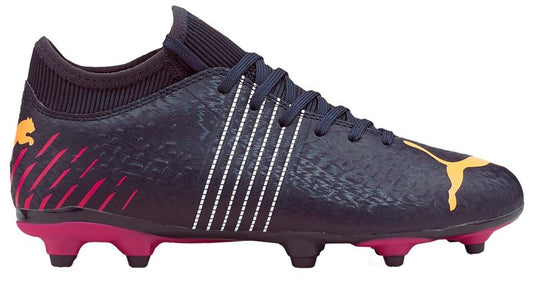 Puma Future Z 4.2 FG/AG Football Boots - Youth - Parisian Night/Neon Citrus/Festival Fuchsia