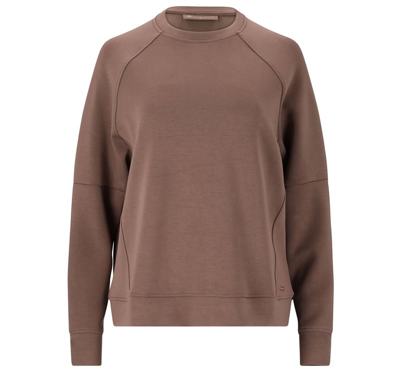 Athlecia Jacey Crew Neck Sweat Top - Womens - Nude Nut