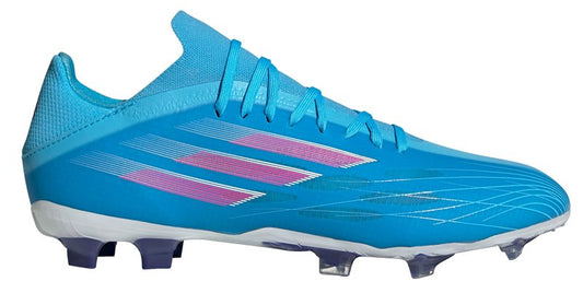 adidas X Speedflow.2 FG Football Boots - Adult - Sky Rush/Shock Pink/White