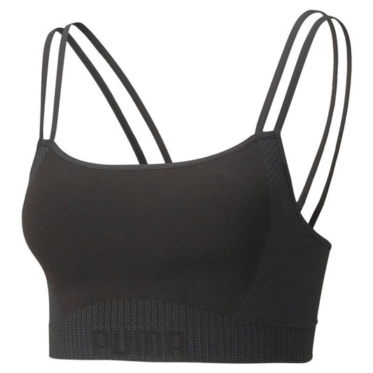 Puma Low Impact FormKnit Seamless Sports Bra - Womens - Black