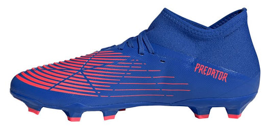 adidas Predator Edge.3 FG Football Boots - Adult - Hi-Res Blue/Turbo