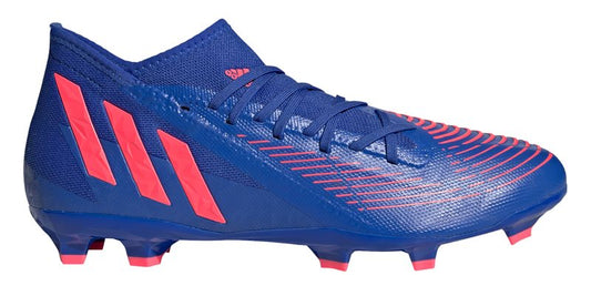 adidas Predator Edge.3 FG Football Boots - Adult - Hi-Res Blue/Turbo