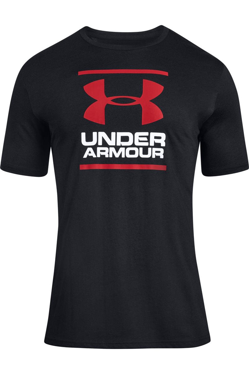 Under Armour GL Foundation Short Sleeve Tee - Mens - Black/White/Red