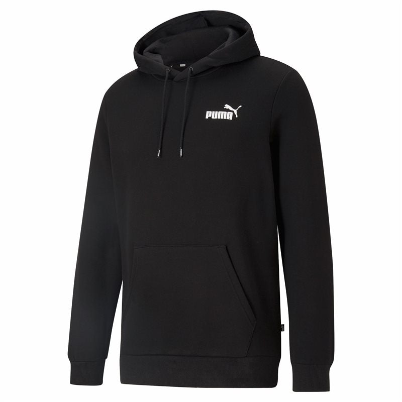 Puma Essentials Small Logo Fleece Hoodie - Mens - Black