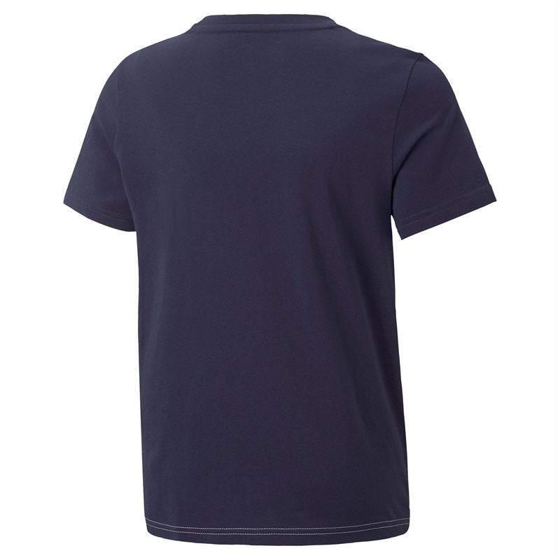 Puma Essentials+ Colourblock Tee - Boys - Peacoat