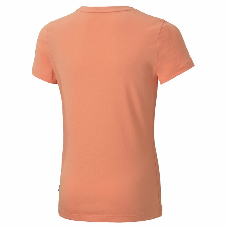 Puma Essentials Logo Tee - Girls - Peach Pink