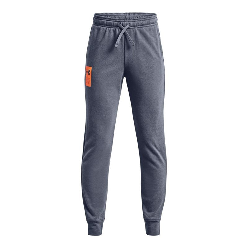 Under Armour Rival Terry Joggers - Boys - Utility Blue/Blaze Orange