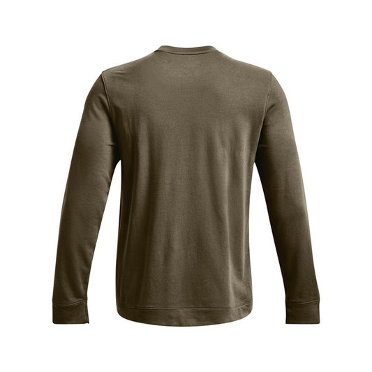 Under Armour Rival Terry Logo Crew Sweat Top - Mens - Tent/Team Orange
