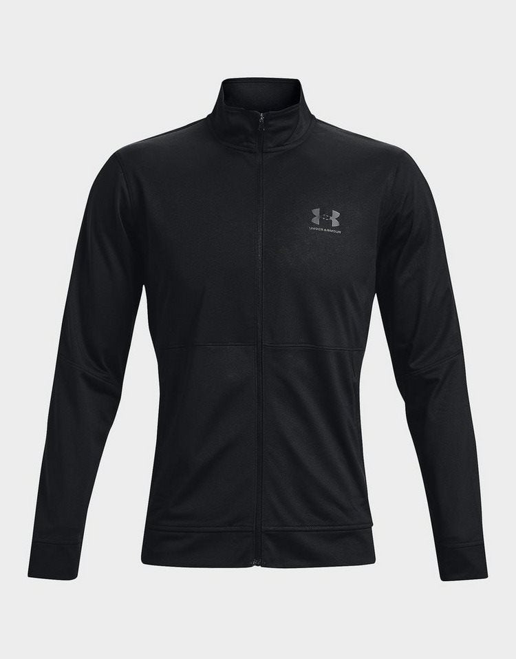 Under Armour Pique Track Jacket - Mens - Black/Black