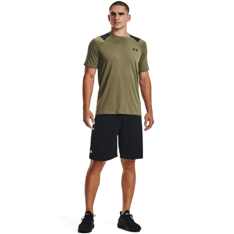 Under Armour Raid 2.0 Short Sleeve Tee - Mens - Tent/Black