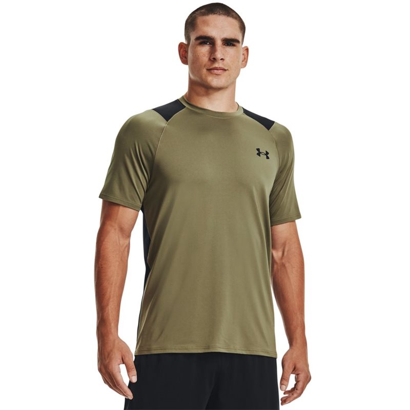Under Armour Raid 2.0 Short Sleeve Tee - Mens - Tent/Black