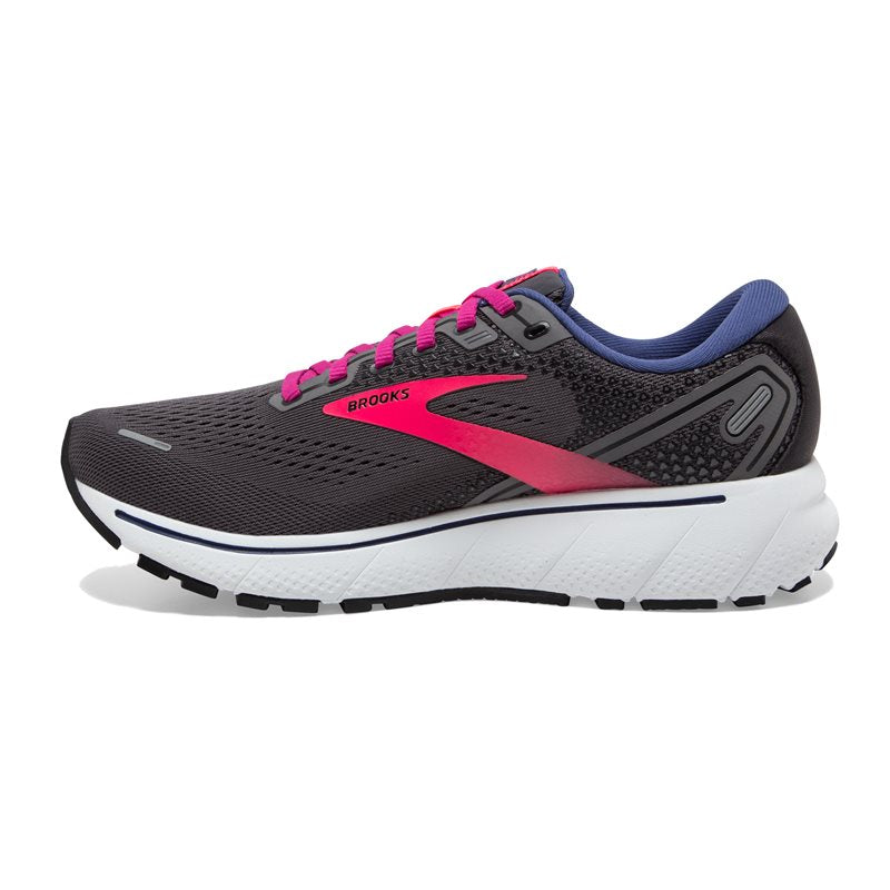 Brooks Ghost 14 Running Shoes - Womens - Pearl/Black/Pink