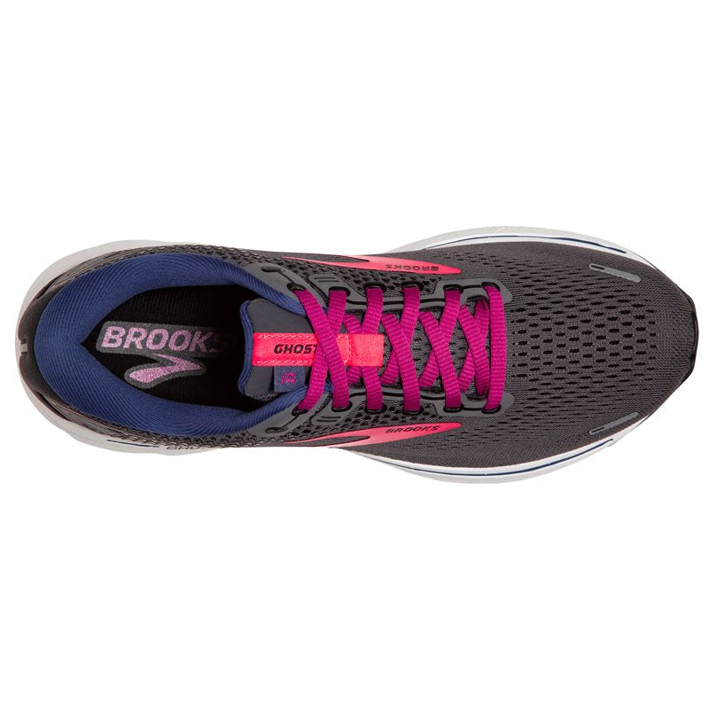Brooks Ghost 14 Running Shoes - Womens - Pearl/Black/Pink