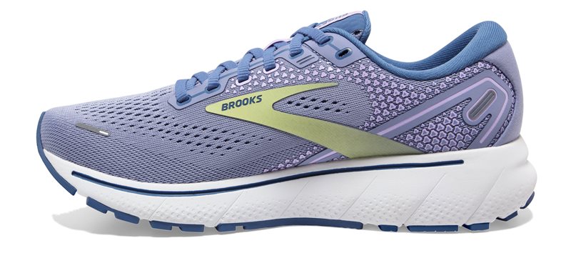 Brooks Ghost 14 Running Shoes - Womens - Purple Impression/Dutch/Lime