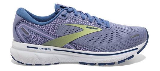 Brooks Ghost 14 Running Shoes - Womens - Purple Impression/Dutch/Lime
