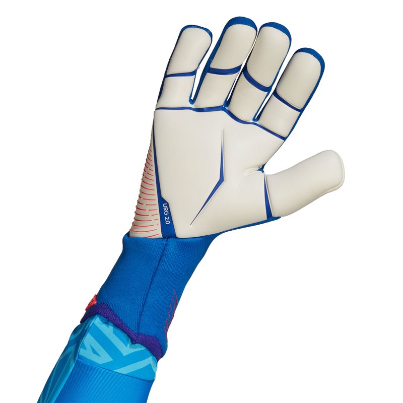 adidas Predator Pro Goalkeeper Gloves - Adult - Hi Rise Blue/Turbo/White