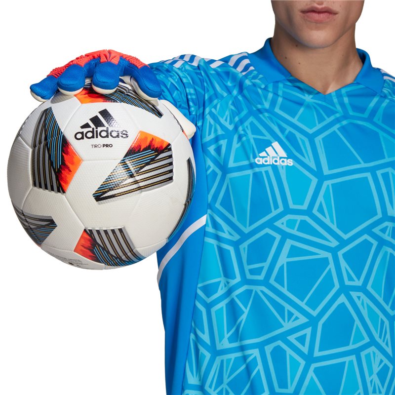 adidas Predator Pro Goalkeeper Gloves - Adult - Hi Rise Blue/Turbo/White