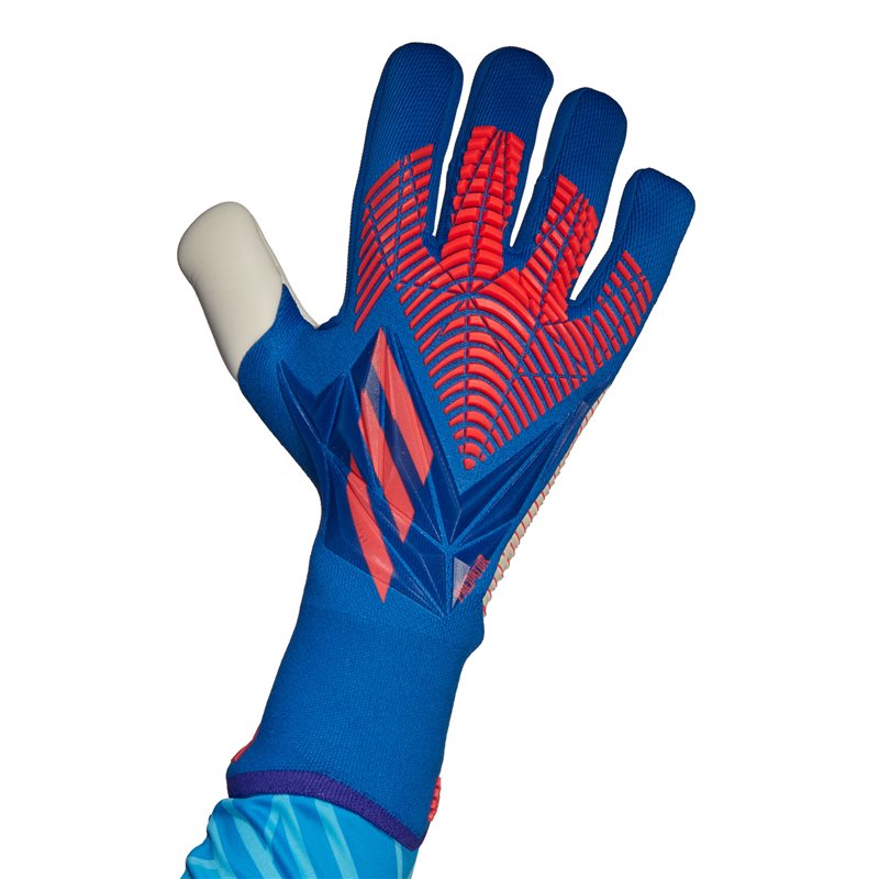 adidas Predator Pro Goalkeeper Gloves - Adult - Hi Rise Blue/Turbo/White