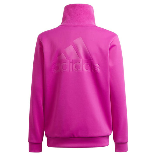 adidas Fleece 1/2 Zip Top - Girls - Sonic Fuchsia