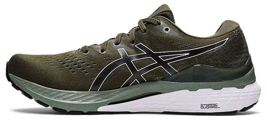 Asics Gel Kayano 28 Running Shoes - Mens - Olive Canvas/Black